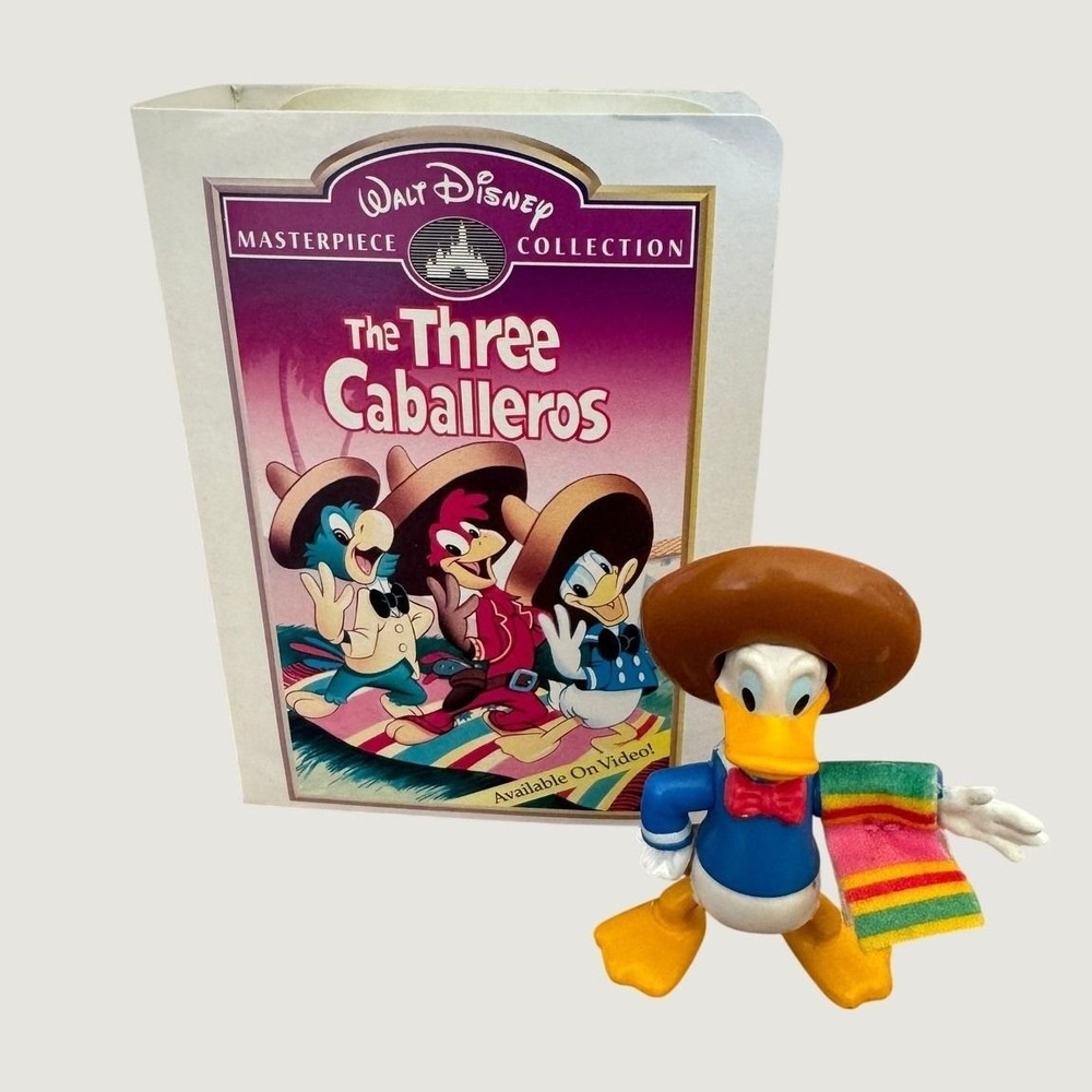 Disney The Three Caballeros Donald Duck 1996 McDonalds Happy Meal Toy Figure